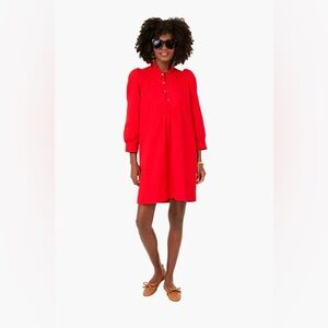 Tuckernuck POMANDER PLACE Red Claiborne Dress